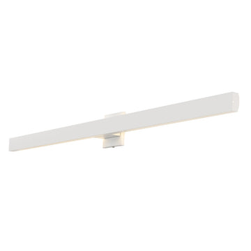 Vara 49.5" Modern Minimalist Indoor/Outdoor Metal 350-Degree Rotate Dimmable Integrated Linear LED Wall Sconce - JONATHAN Y